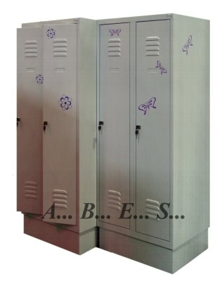 Szafki szkolne ubraniowe S 320 dla najm�odszych uczni�w.zadzwon
